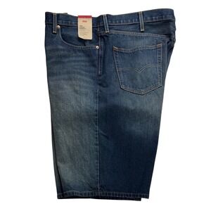 Levi Strauss 469 Loose Fit Mens Denim Shorts 42 Waist 12 Inseam Blue